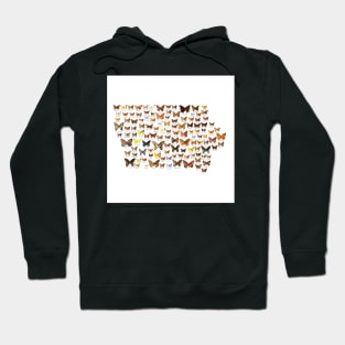 Butterflies of Iowa Poster Hoodie